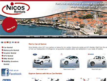 Tablet Screenshot of nicos-rentals.com
